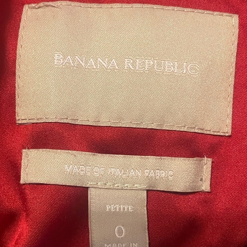 Banana Republic Gray Blazer Size 0 - Picture 7 of 8